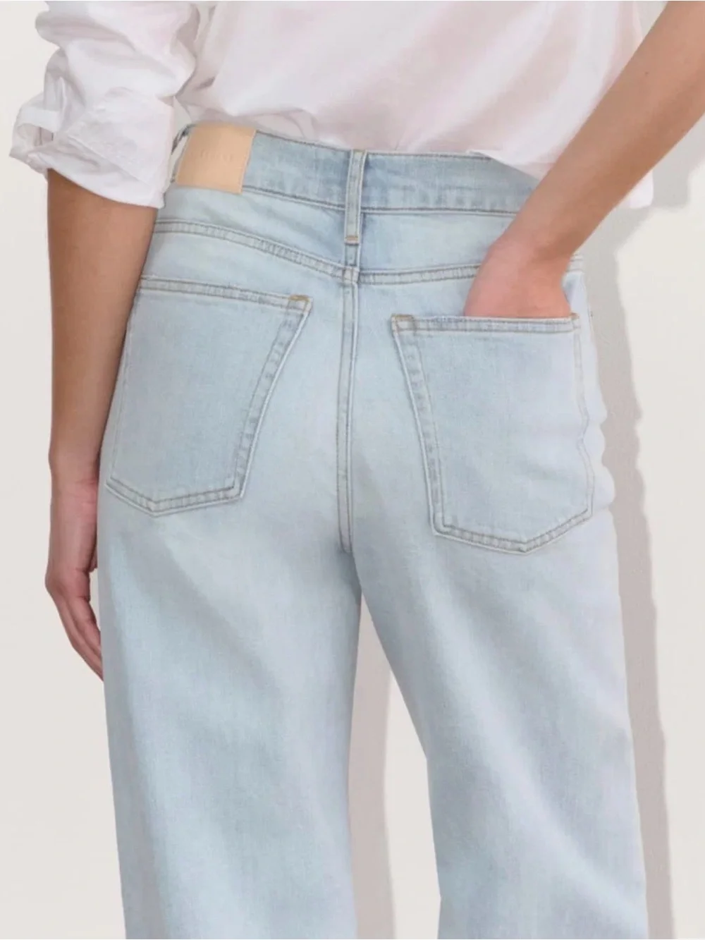 Everlane the way high sailor jeans Light Wash High-Rise Wide Leg Women’s Jeans